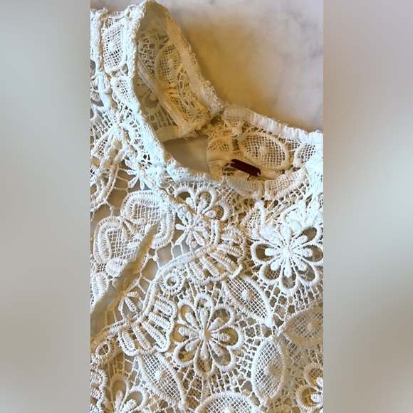 Free People Guipure Lace Mini Dress - Picture 5 of 12